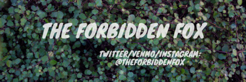 Header of theforbiddenfox